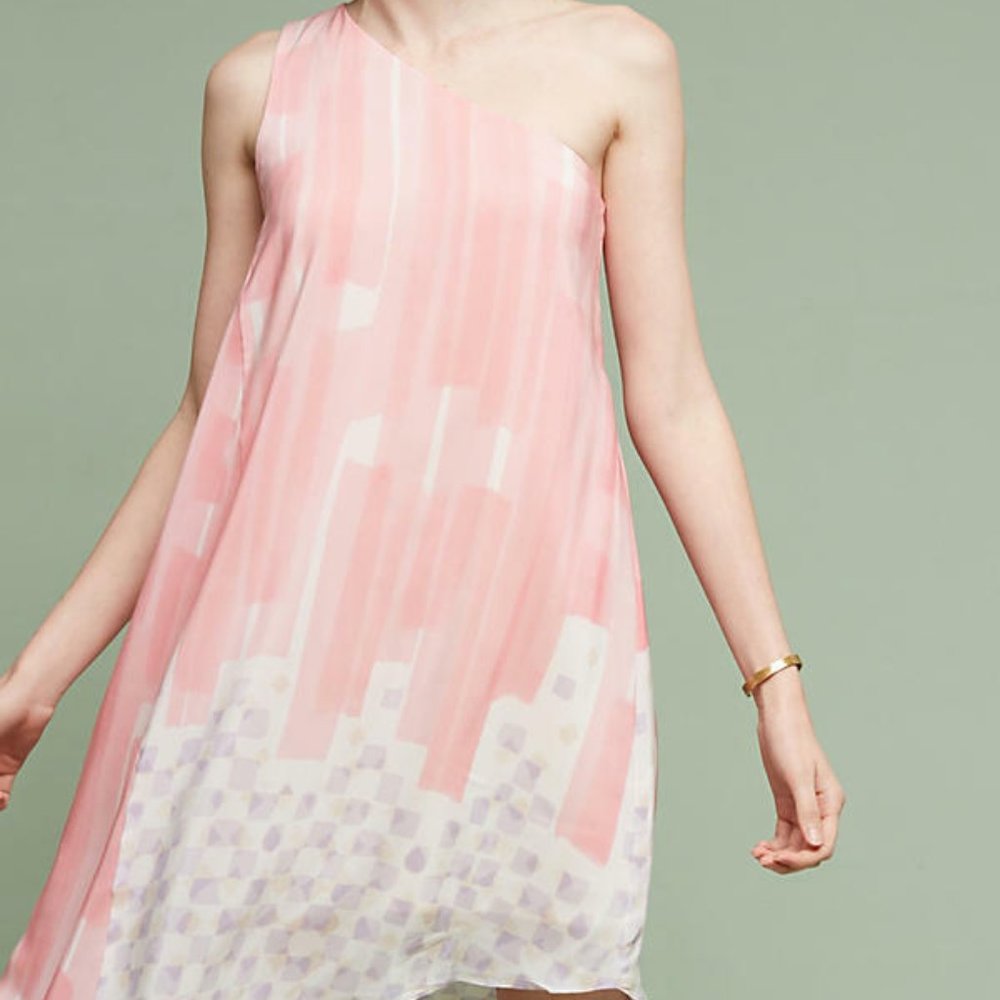 Anthropologie Avalonne Silk Dress